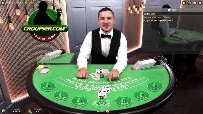 Cassino ao vivo com crupiê